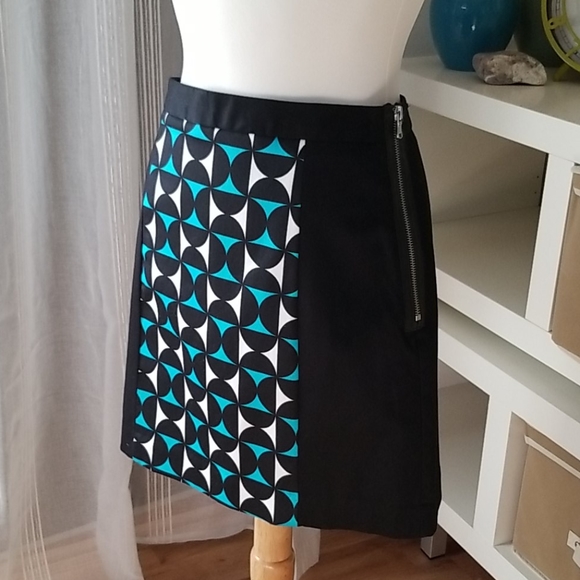 NWOT. Worthington color block skirt - Picture 2 of 4
